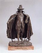 Augustus Saint-Gaudens The Puritan oil